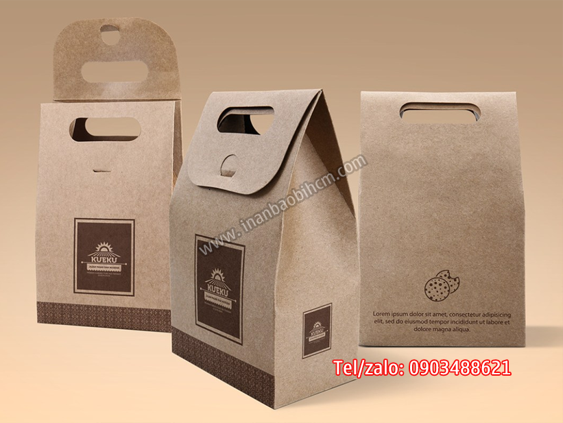 túi giấy kraft đựng cà phê