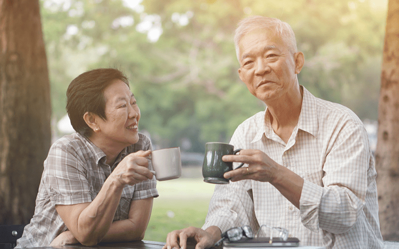 lá trà giúp tăng tuổi thọ