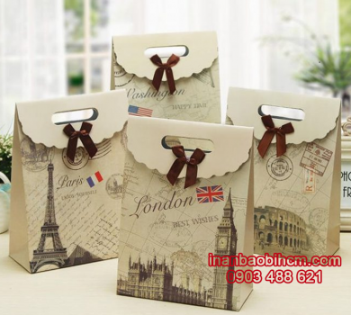 túi giấy đựng quần áo